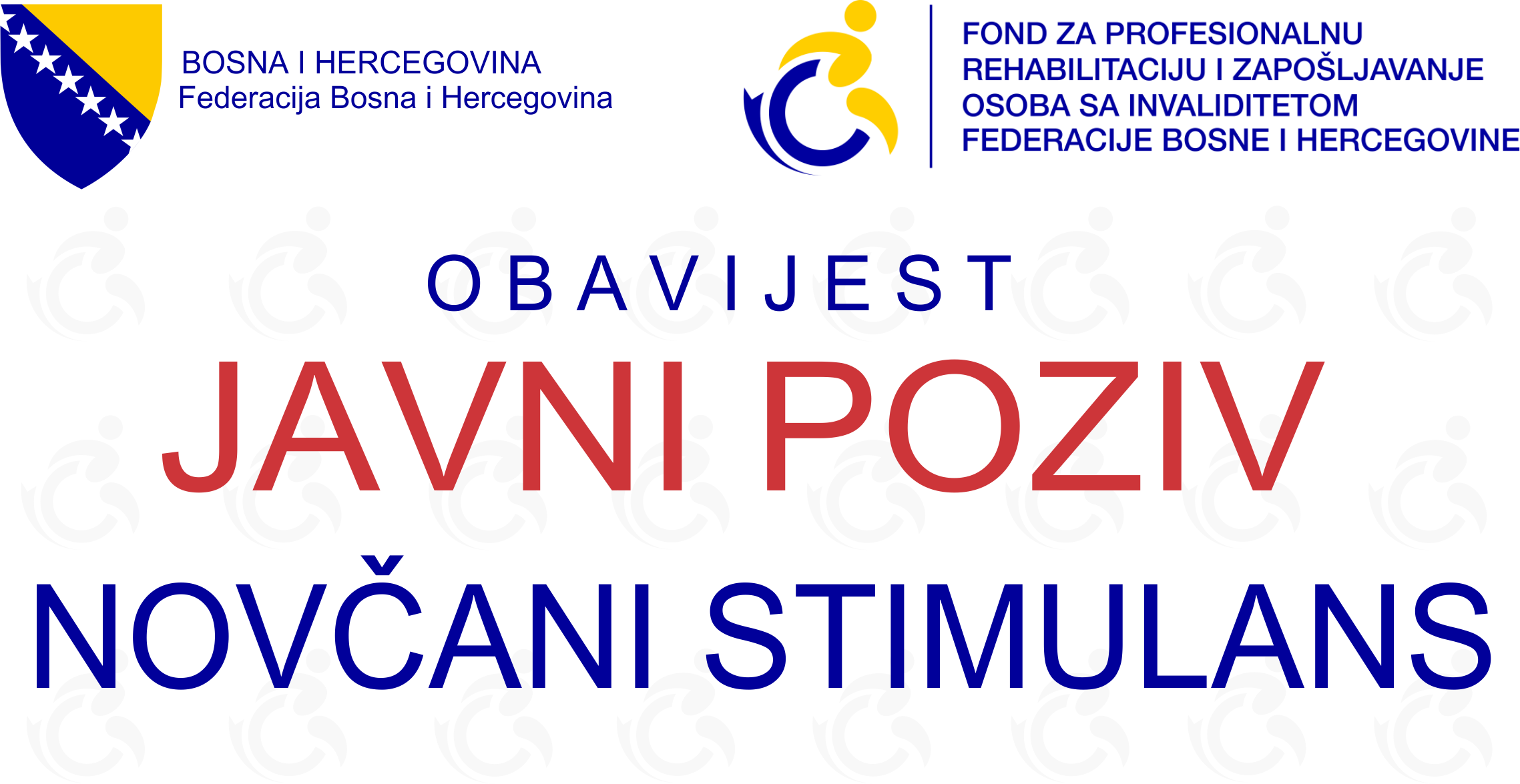 II Javni poziv fonda za profedionalnu rehabilitaciju i zapošljavanje invalida 2019