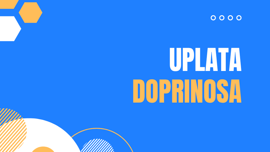 Informacije za obveznike uplate doprinosa