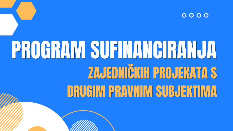 Program sufinanciranja zajedničkih projekata s drugim pravnim subjektima